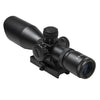 2.5-10X40 Compact Tactical Scope with Integrated Red Laser