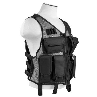 Mesh Tactical Vest - Black