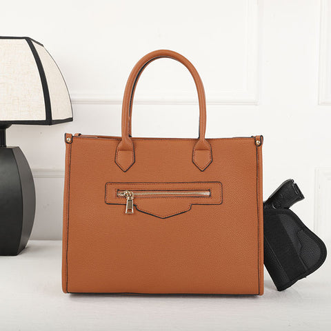 PURSE/PU/BROWN
