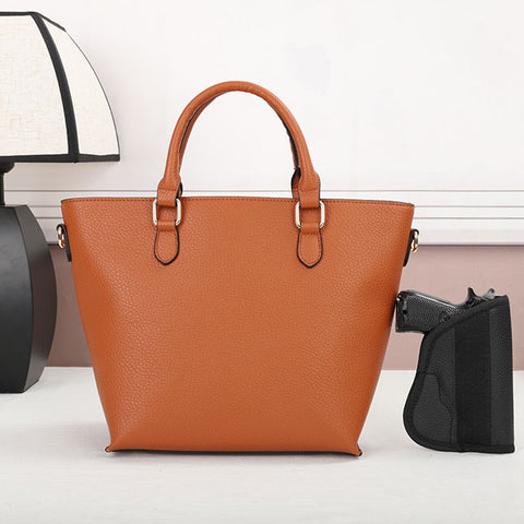 PURSE/PU/BROWN