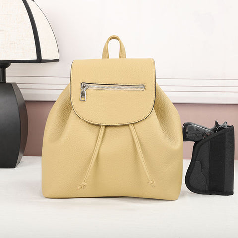 BACKPACK/PU/YELLOW