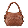 Quilted Hobo Medium - Brown