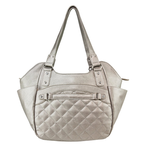 Quilted Hobo Large - Gray