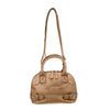 Small Dome Crossbody Bag - Brown