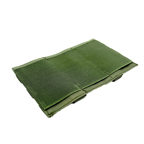 AR TRIPLE MAGAZINE ELASTIC MOLLE POUCH/ GREEN