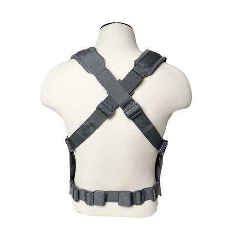 AR & PISTOL MAGS CHEST RIG - URBAN GRAY