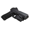 Compact Pistol Blue Laser w/Strobe And KeyMod™ UnderMount - Black