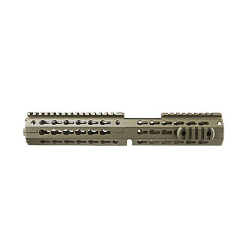 KeyMod® Drop In Handguard - 13"L Carbine Extended Handguard Length - Tan