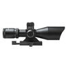 2.5-10X40 Compact Tactical Scope with Integrated Red Laser