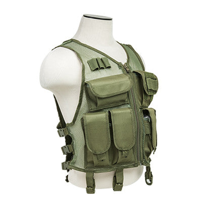 Mesh Tactical Vest - Green